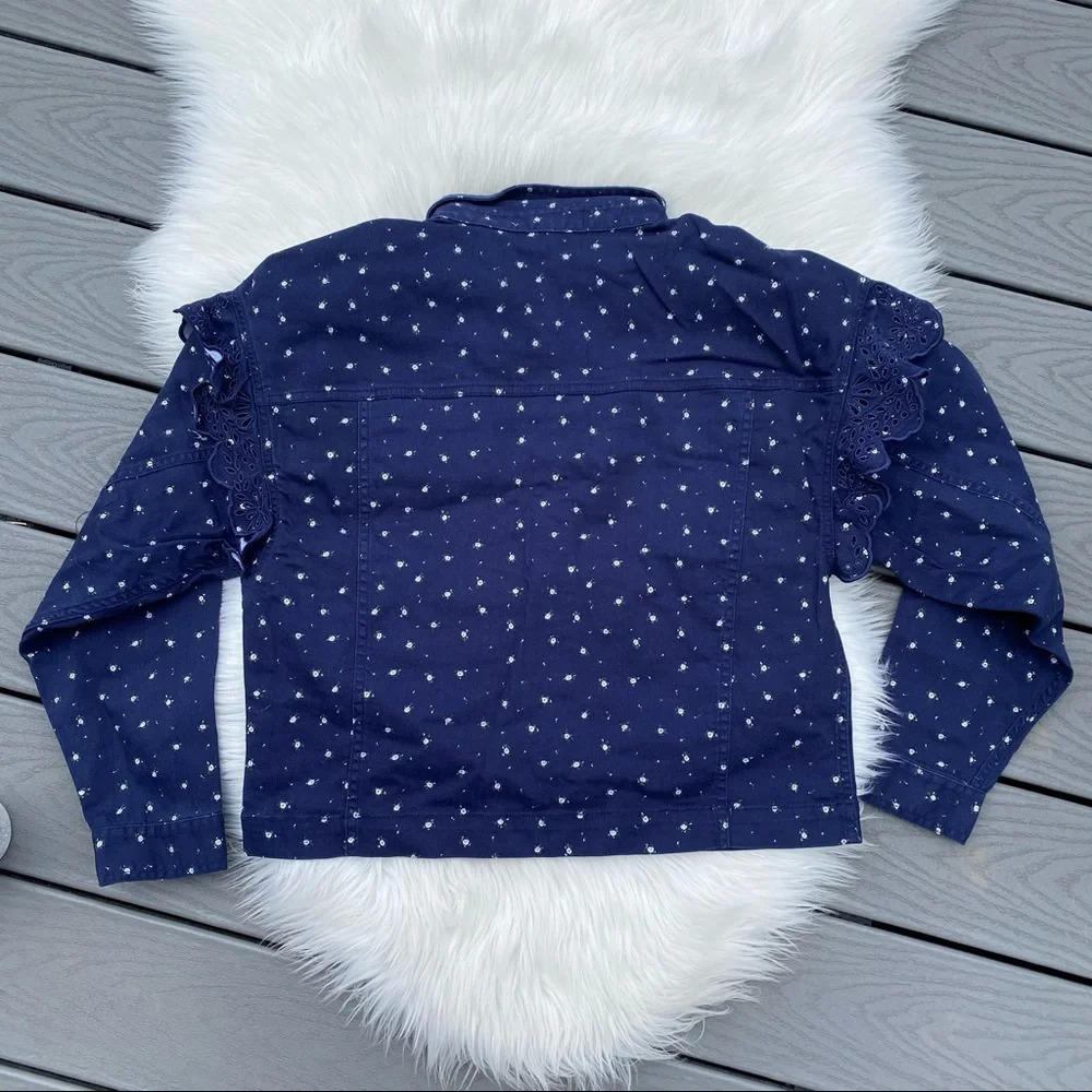 Something Navy Denim Jacket - Picture 3 of 3